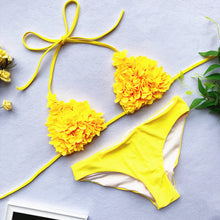 Load image into Gallery viewer, Pom Pom two piece swimwear
