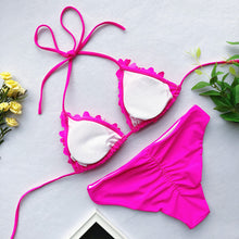 Load image into Gallery viewer, Pom Pom two piece swimwear
